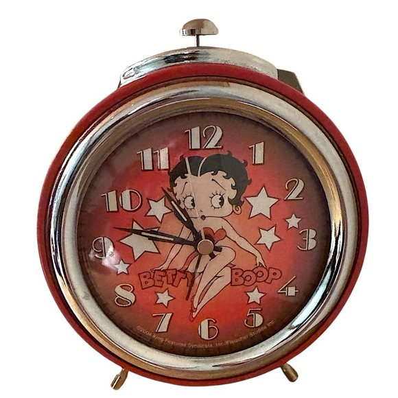 Betty Boop Alarm Clock Vintage 2004 Battery Powered - Works - Picture 10 of 12